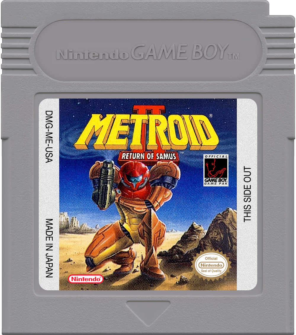 Metroid II - Return of Samus Cartridge Label