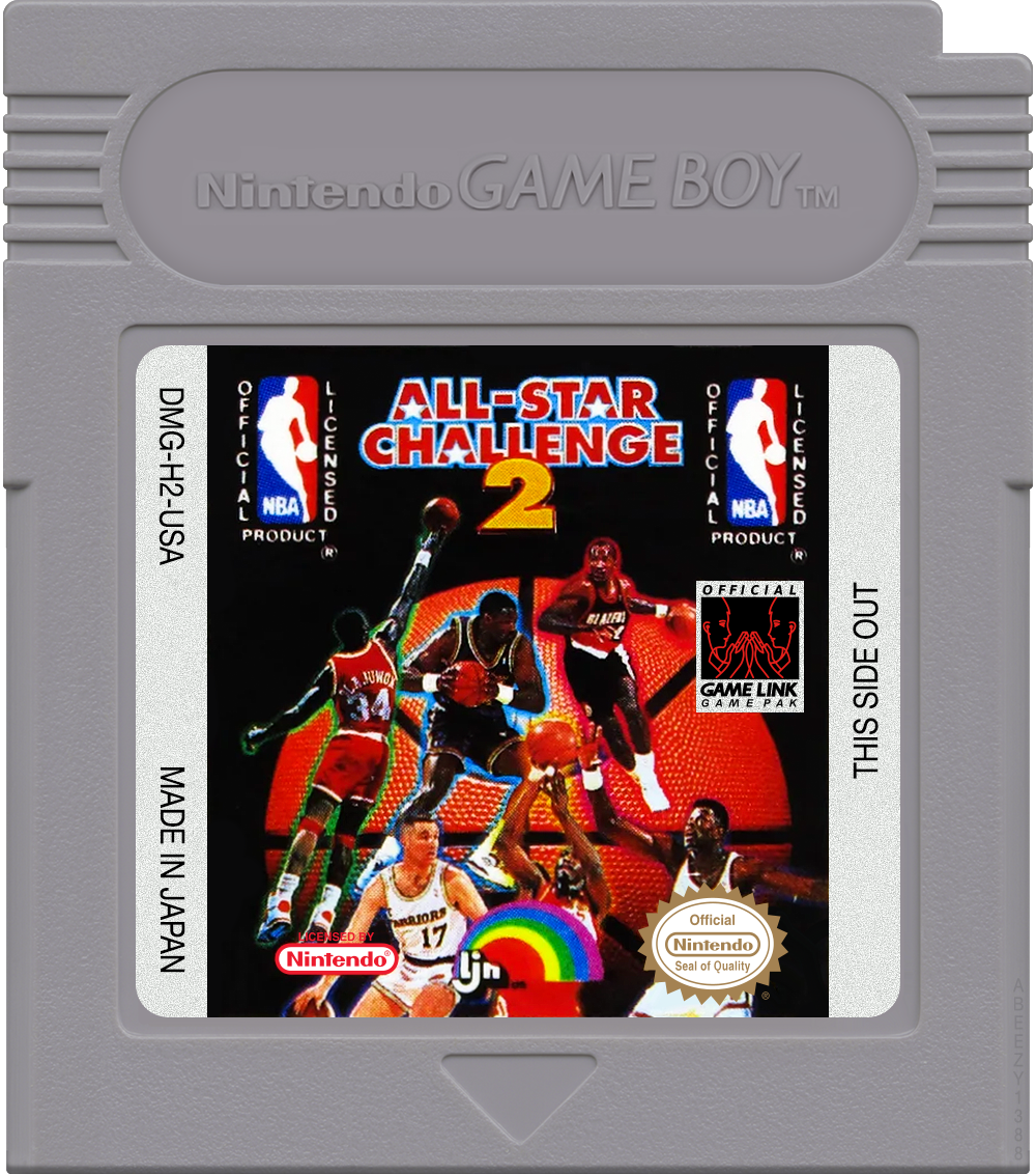 NBA All-Star Challenge 2 Cartridge Label