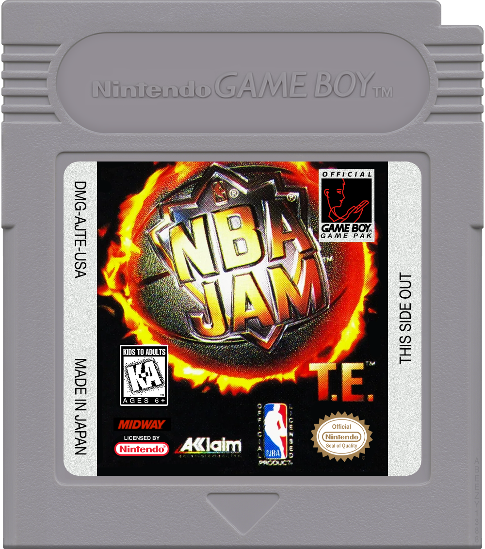 NBA Jam - Tournament Edition Cartridge Label