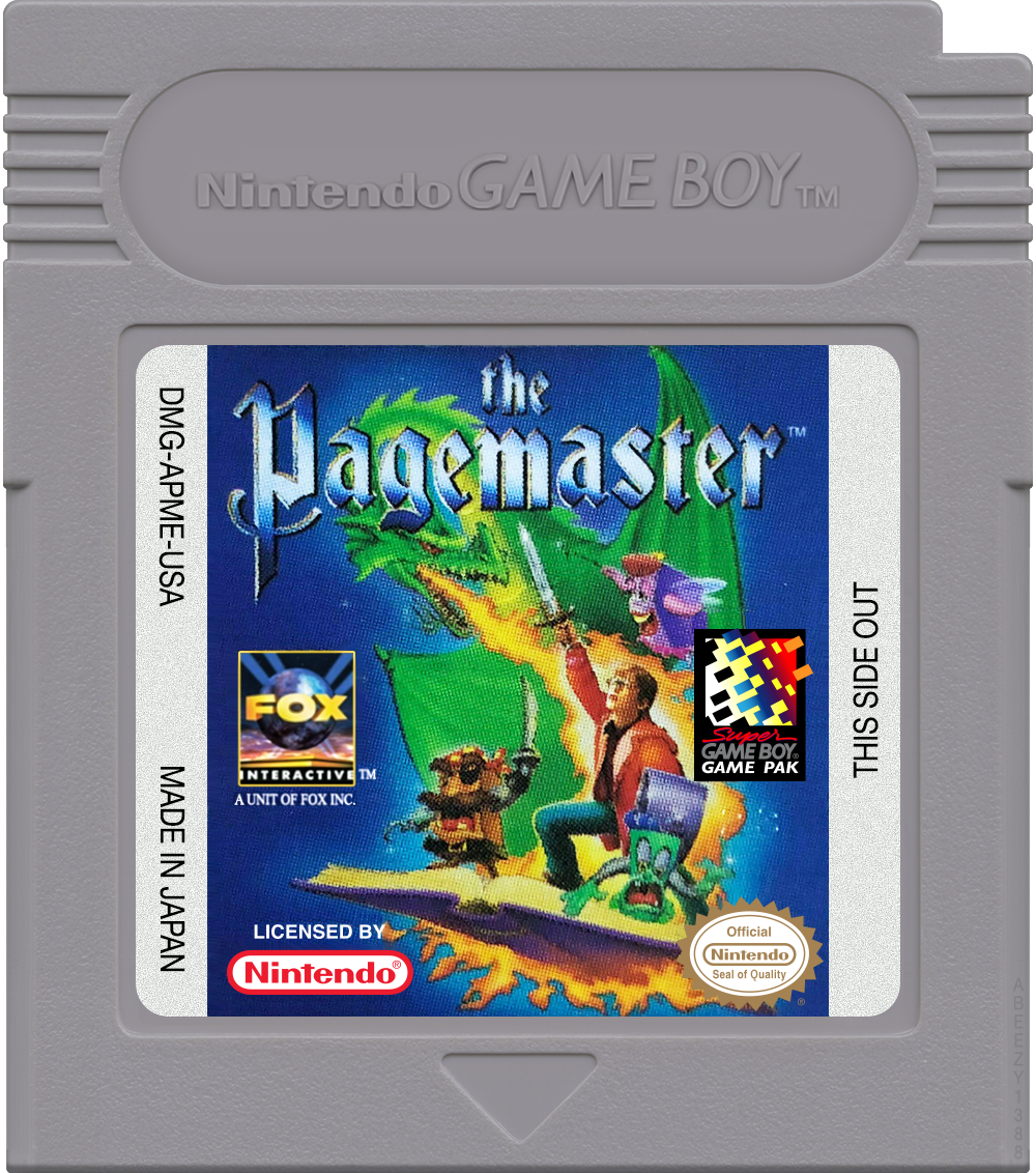 Pagemaster, The Cartridge Label