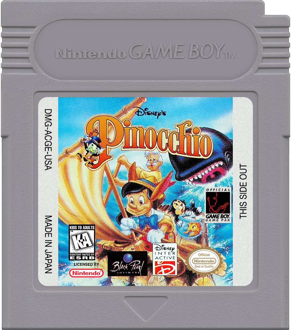 Pinocchio Cartridge Label