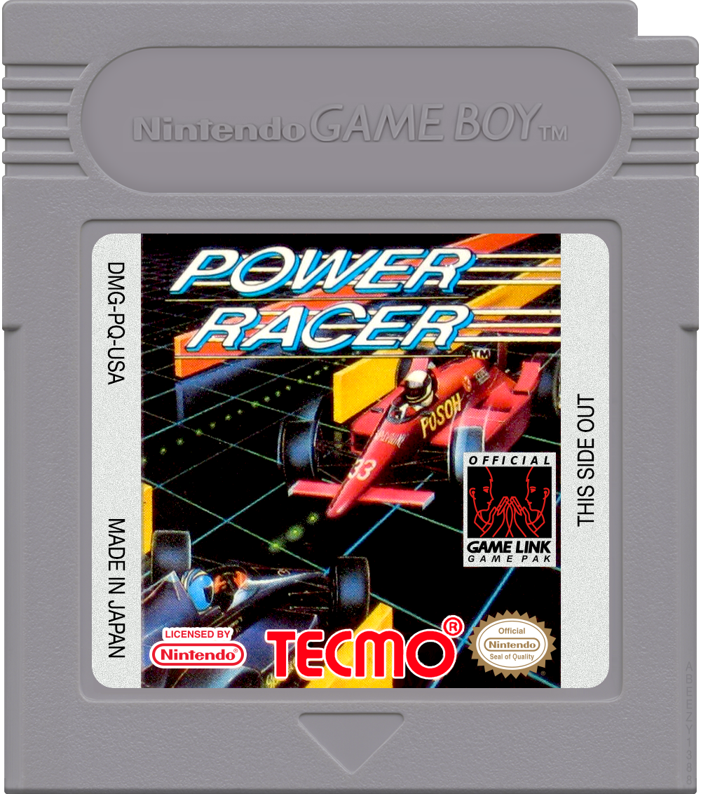 Power Racer Cartridge Label