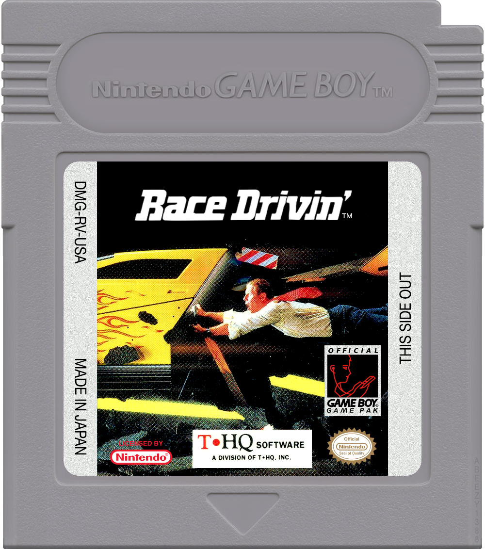Race Drivin' Cartridge Label