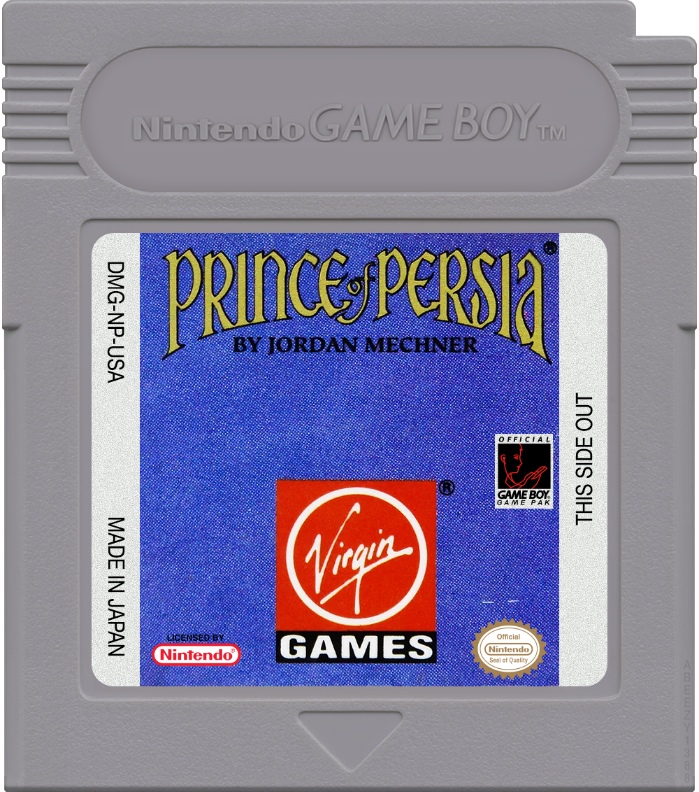 Prince of Persia Cartridge Label