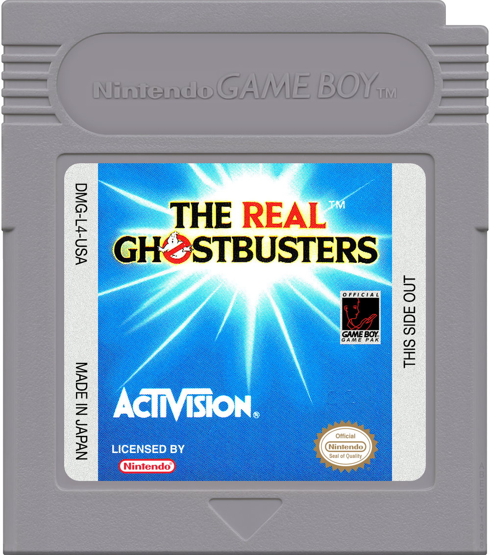 Real Ghostbusters, The Cartridge Label