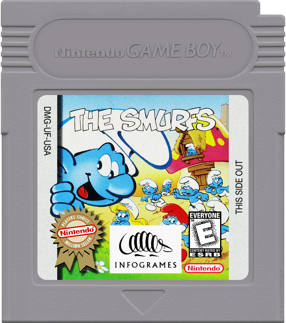 Smurfs, The Cartridge Label