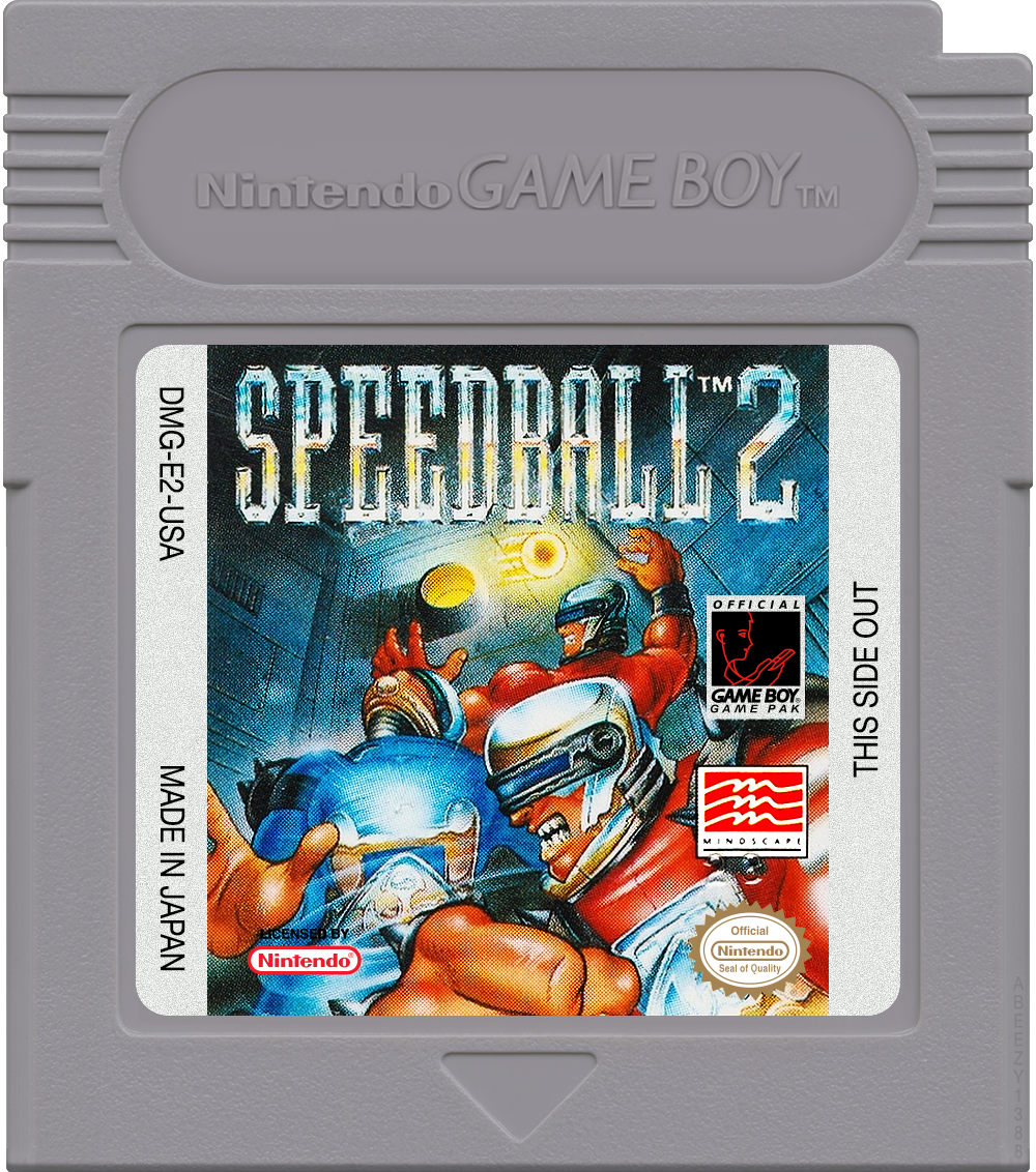 Speedball 2 - Brutal Deluxe Cartridge Label