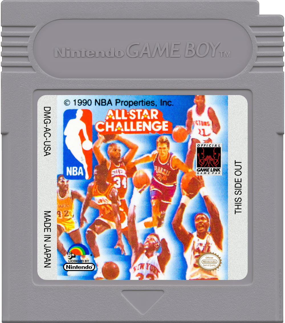 NBA All-Star Challenge Cartridge Label