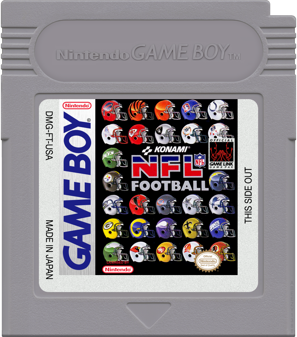 NFL Football Cartridge Label