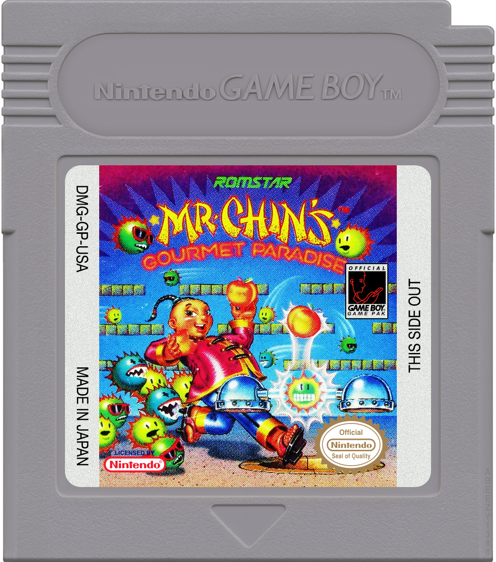 Mr. Chin's Gourmet Paradise Cartridge Label