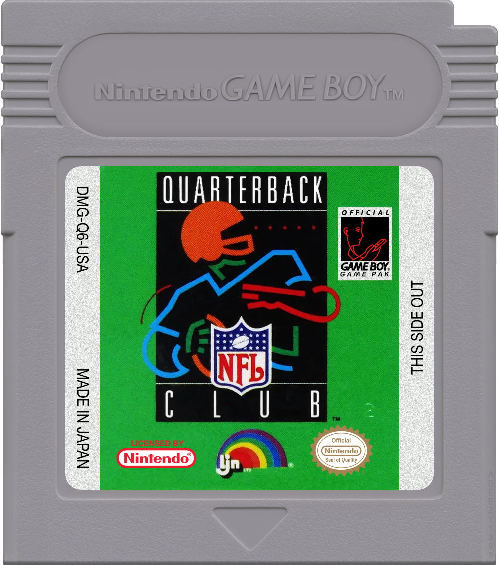 NFL Quarterback Club Cartridge Label