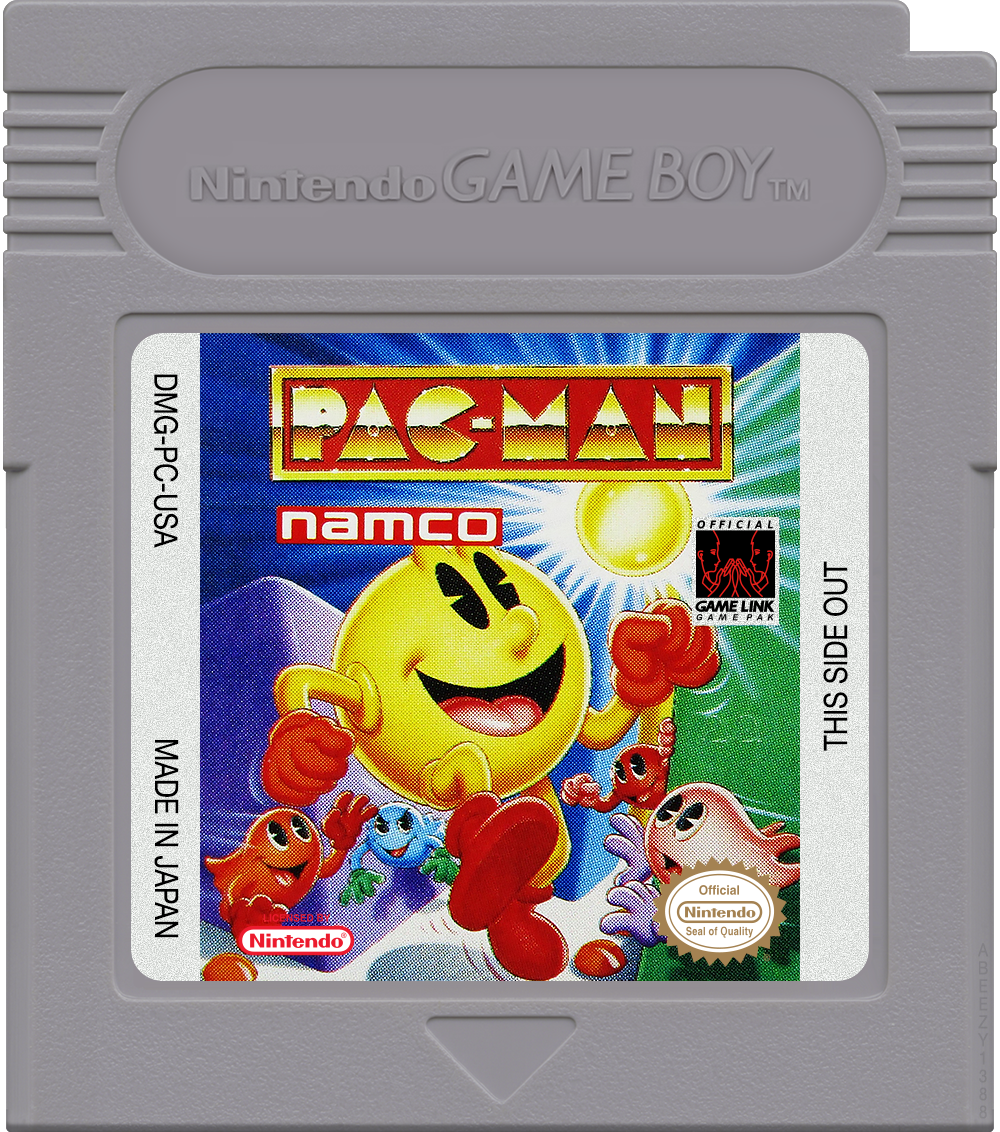Pac-Man Cartridge Label