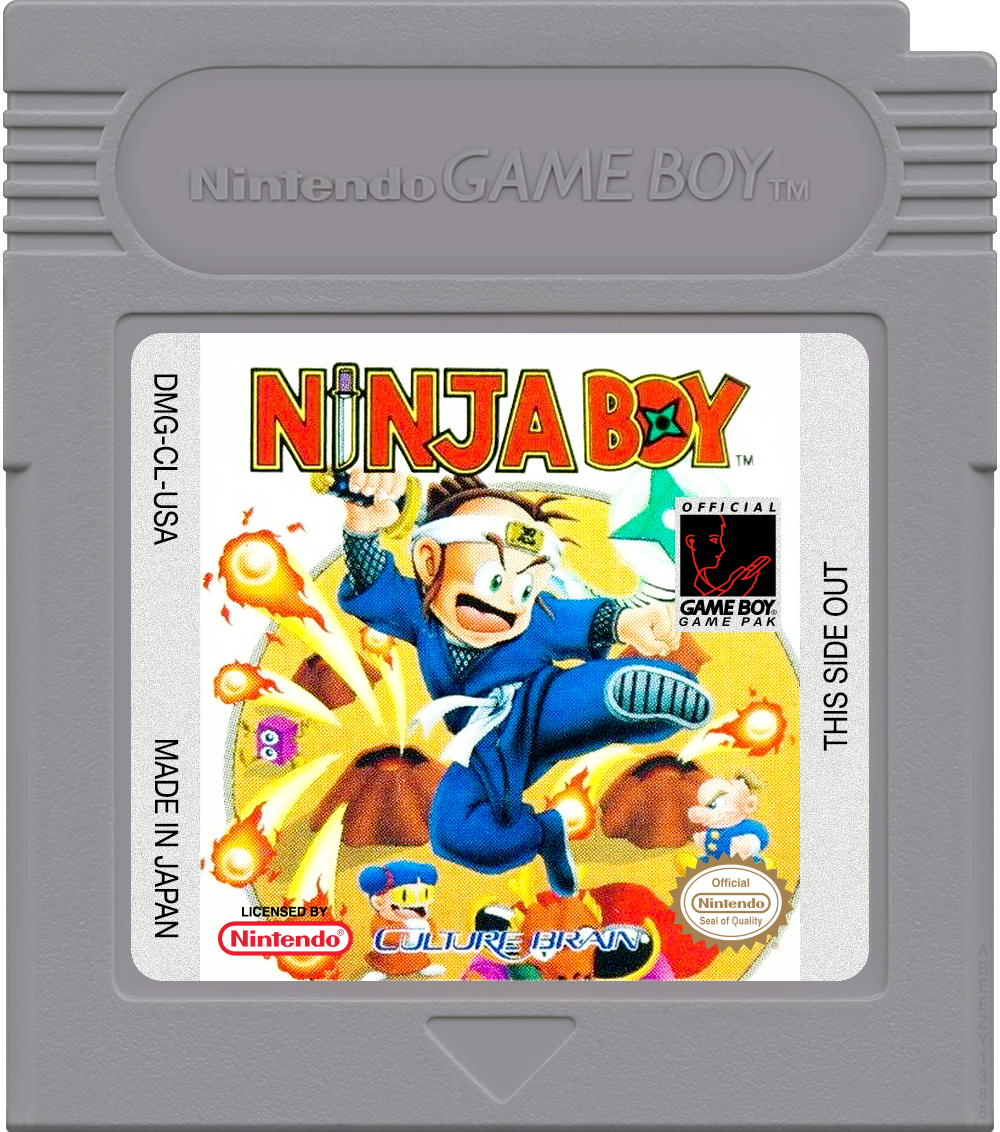 Ninja Boy Cartridge Label