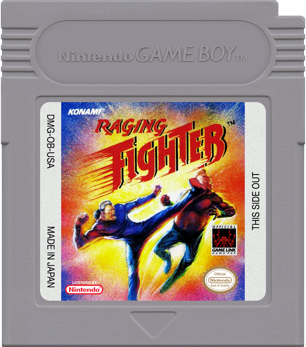 Raging Fighter Cartridge Label
