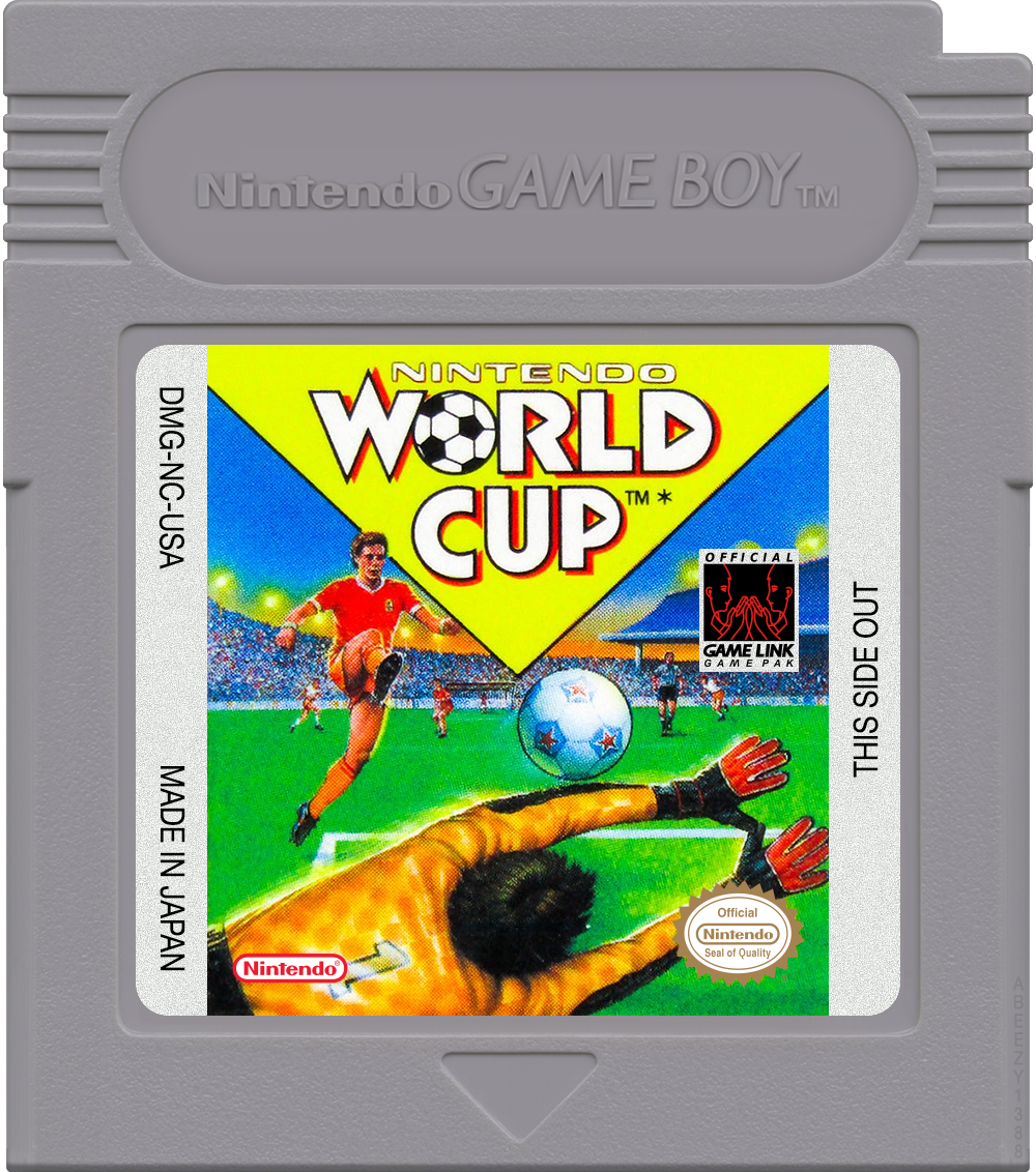 Nintendo World Cup Cartridge Label