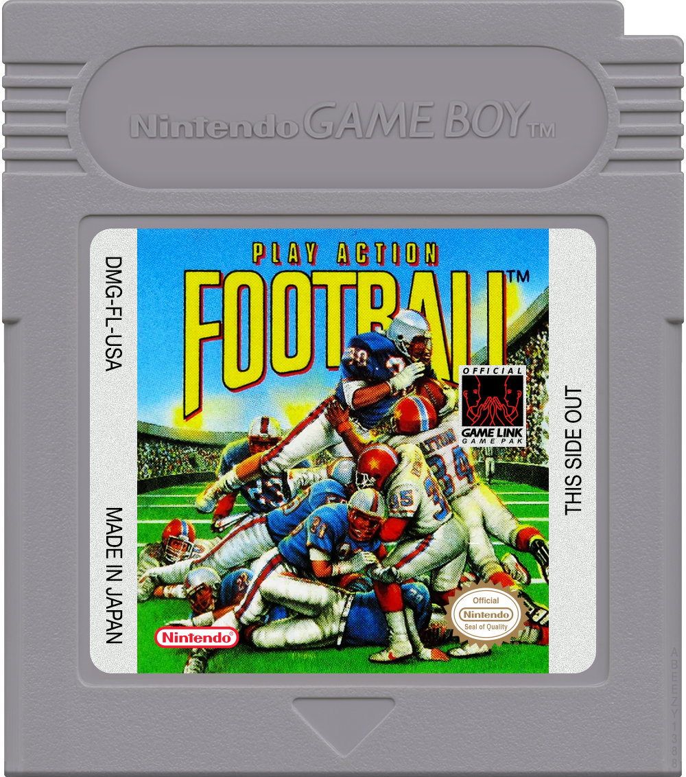 Play Action Football Cartridge Label
