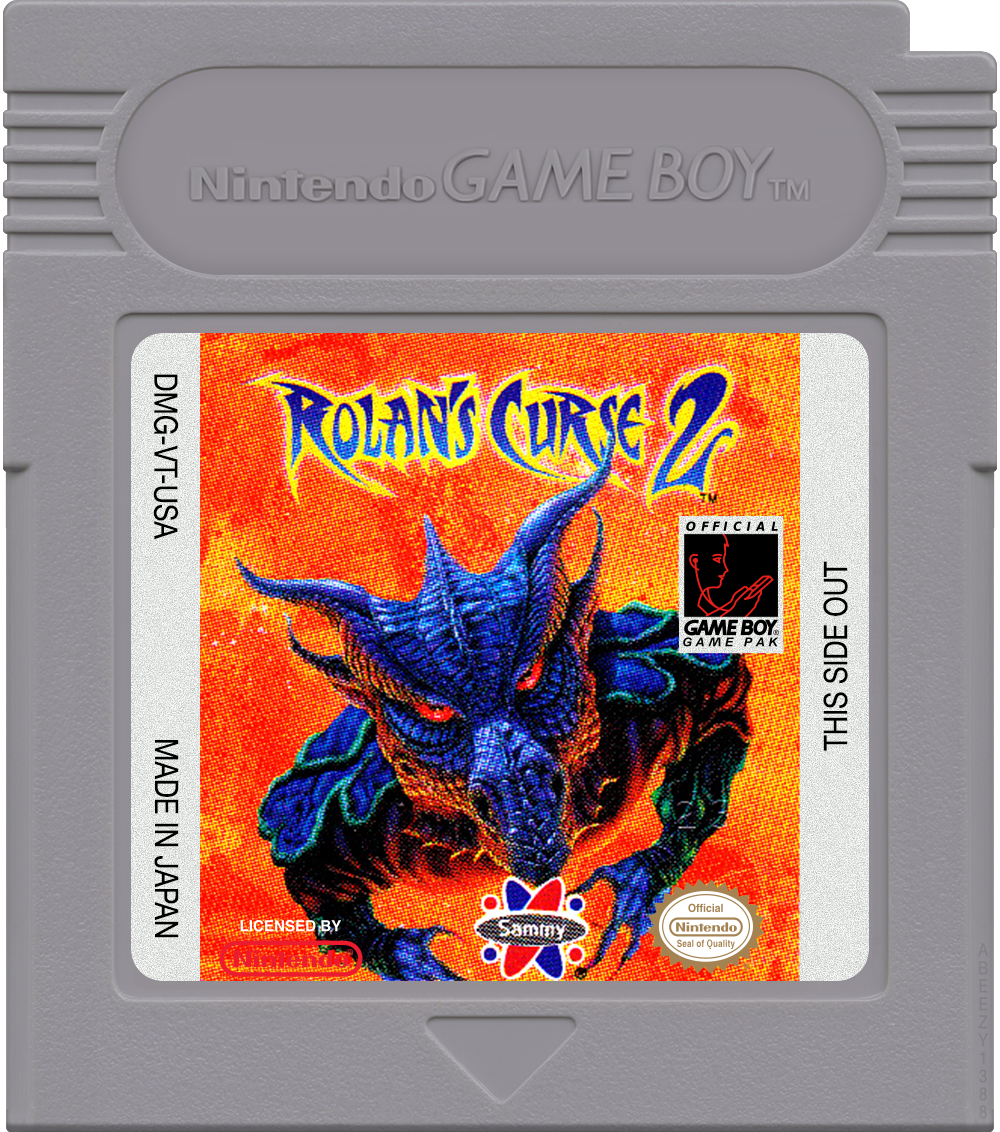 Rolan's Curse II Cartridge Label