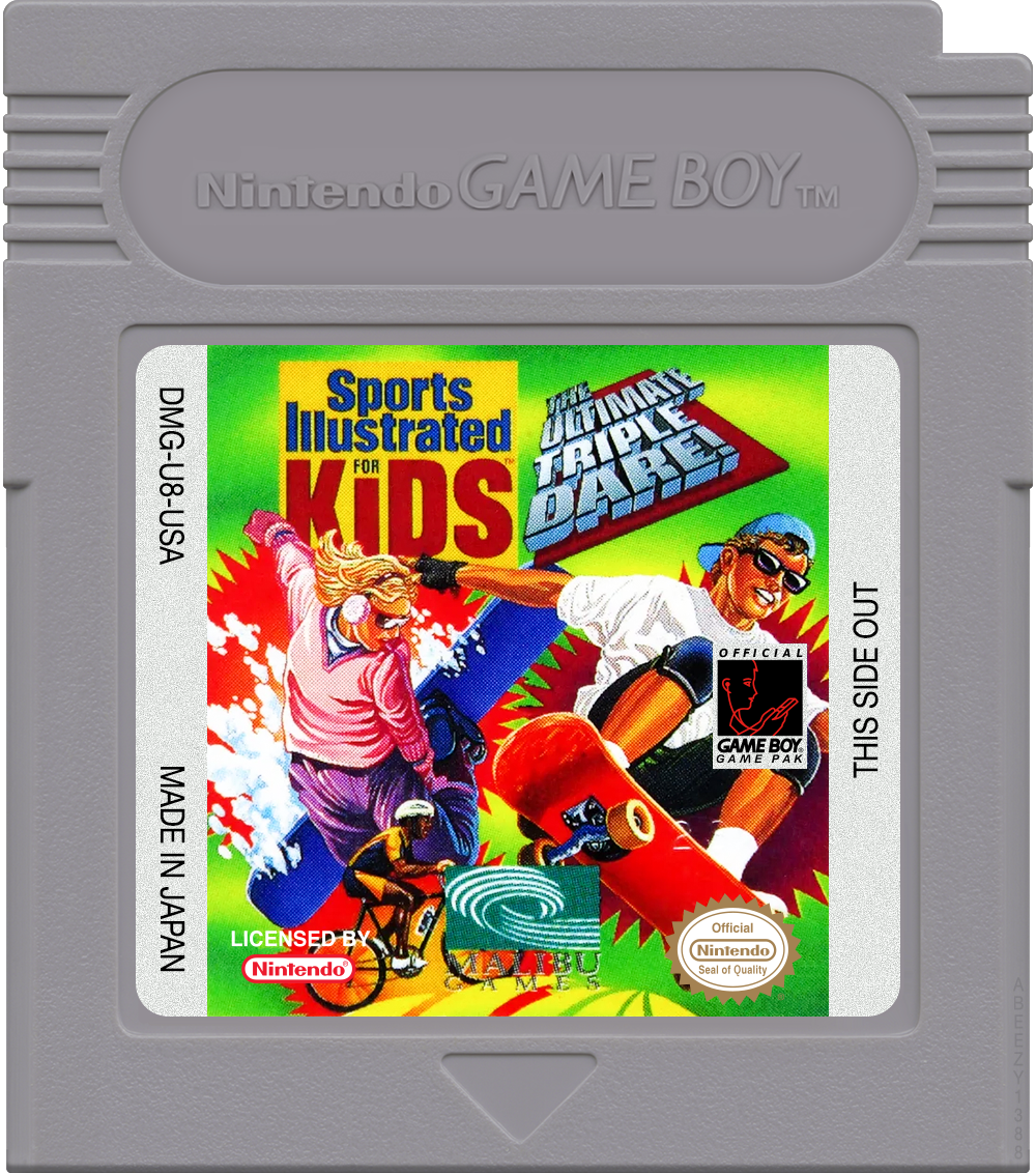 Sports Illustrated for Kids - The Ultimate Triple Dare! Cartridge Label