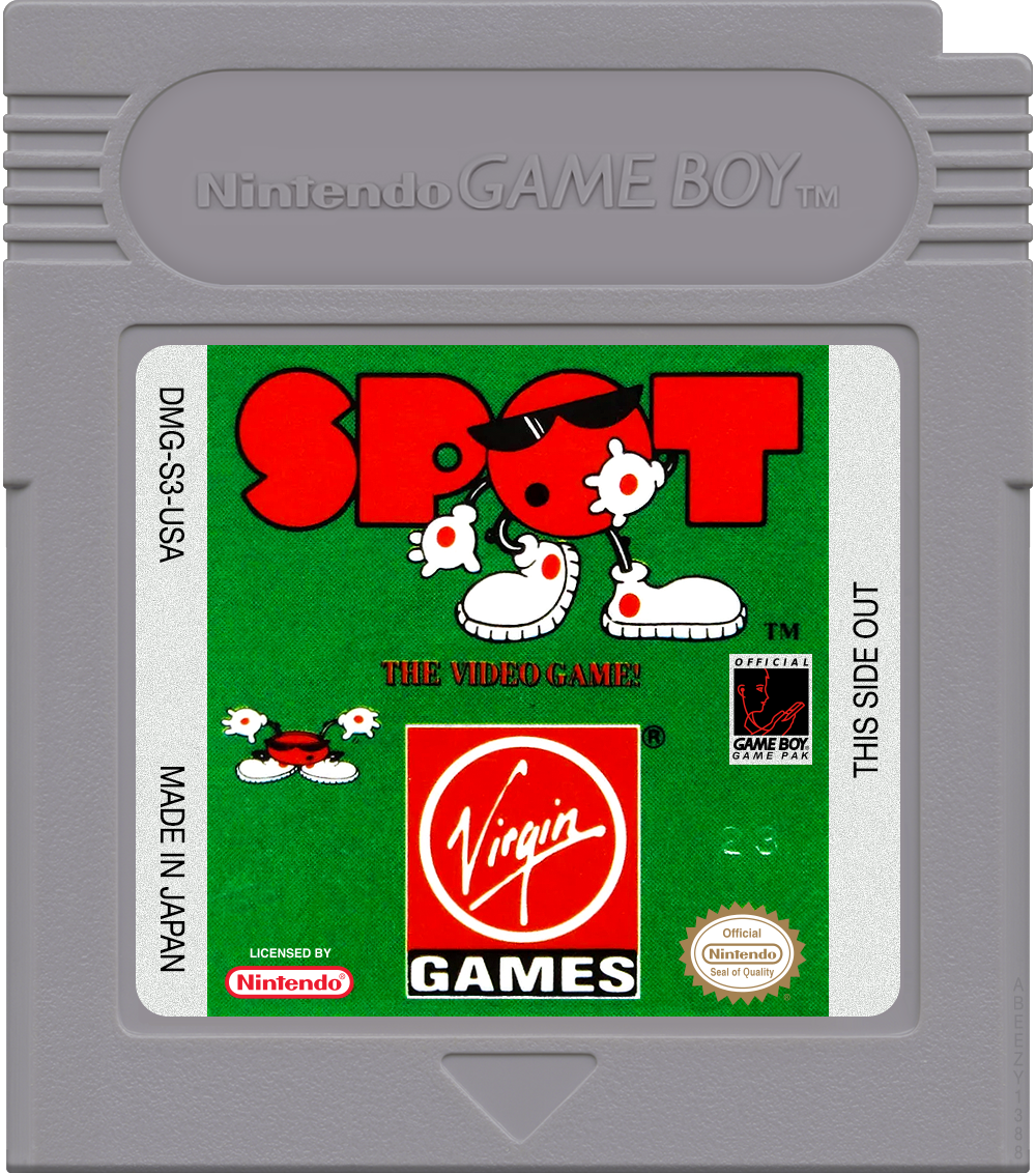 Spot - The Video Game Cartridge Label