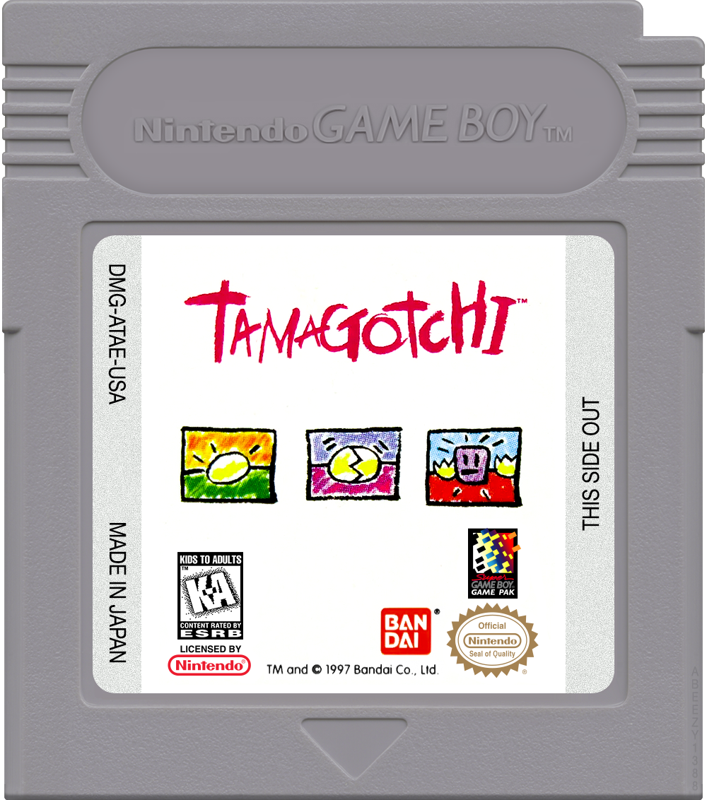 Tamagotchi Cartridge Label