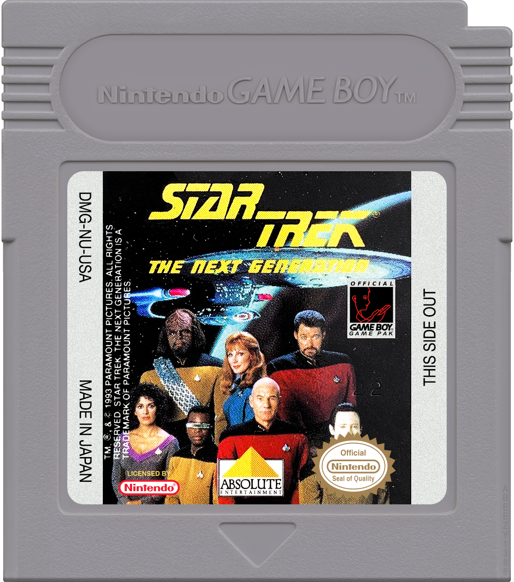 Star Trek - The Next Generation Cartridge Label