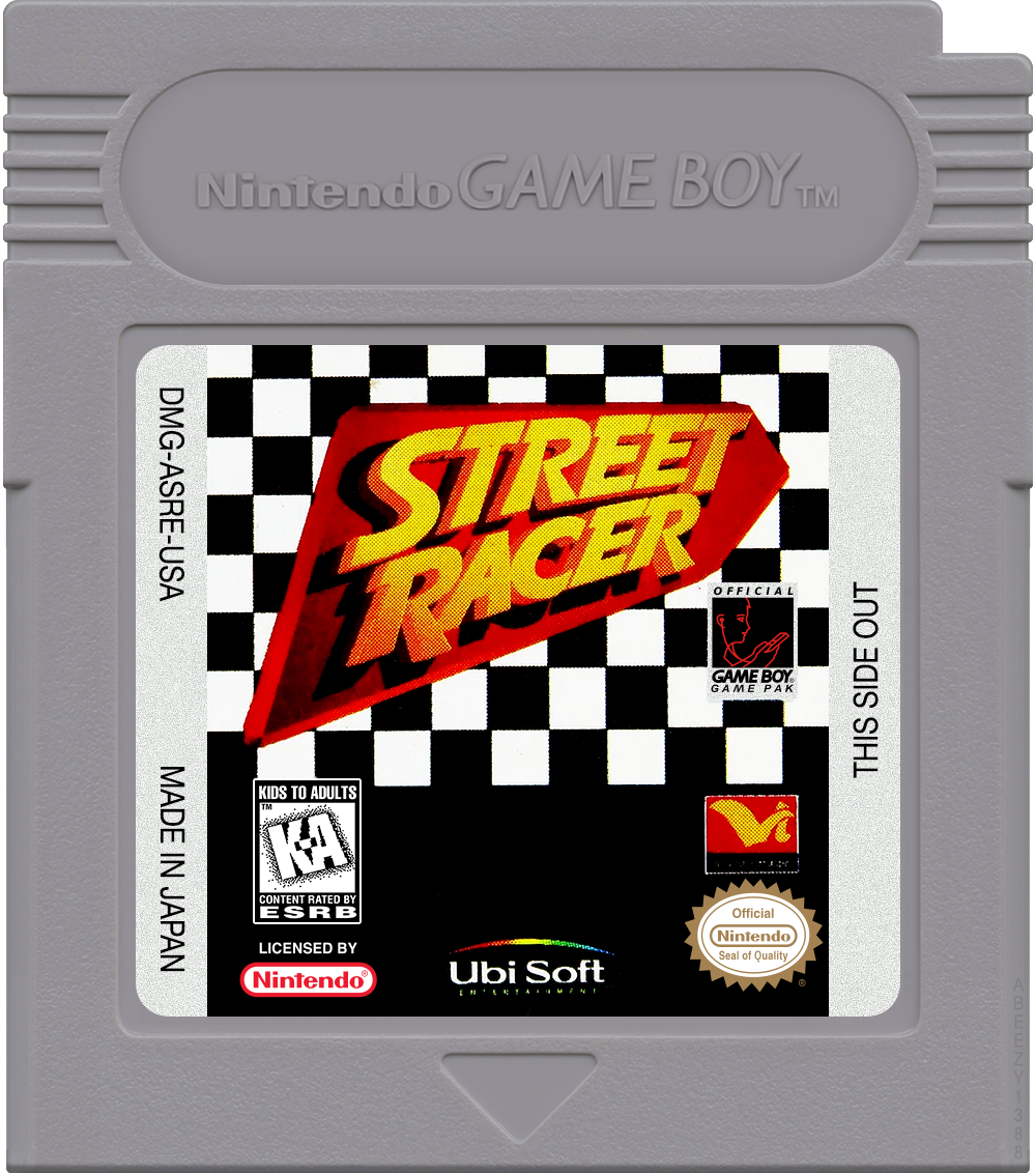 Street Racer Cartridge Label