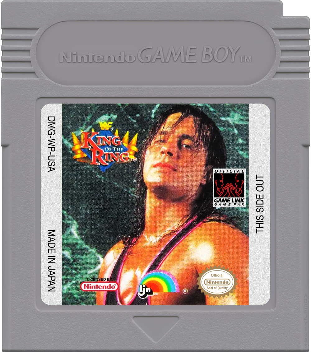 WWF King of the Ring Cartridge Label