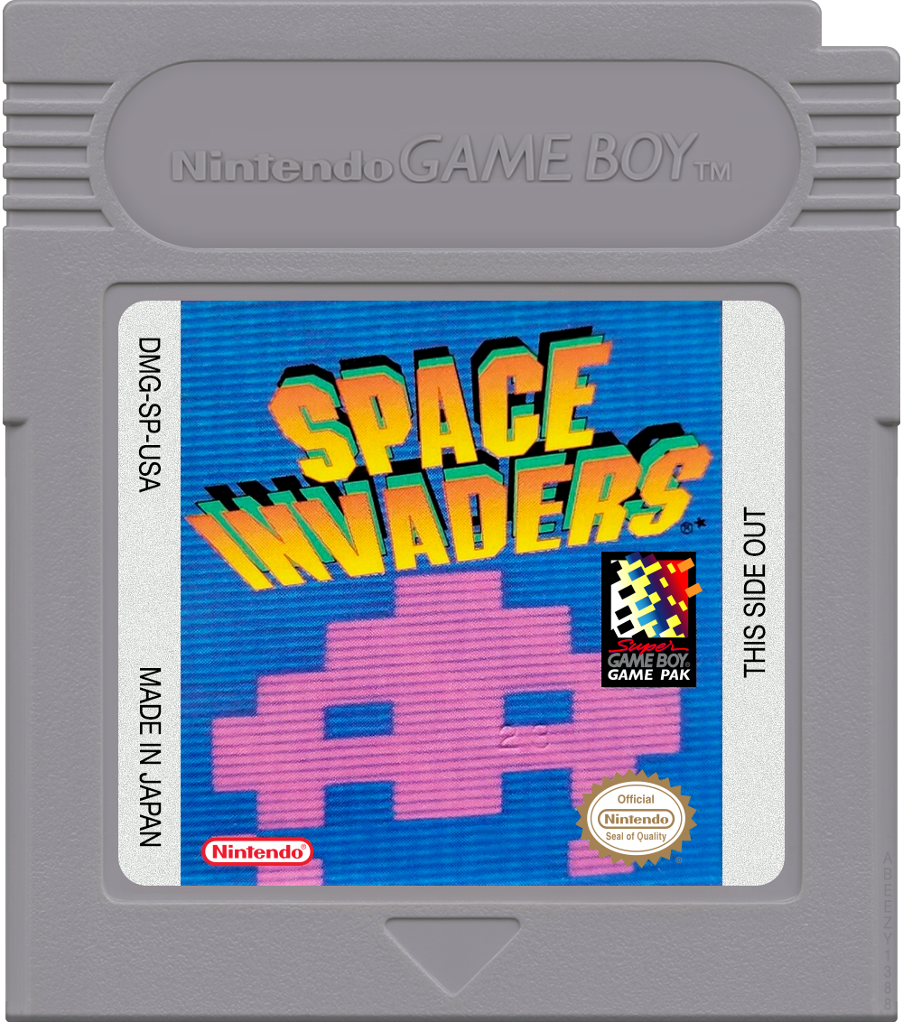 Space Invaders Cartridge Label