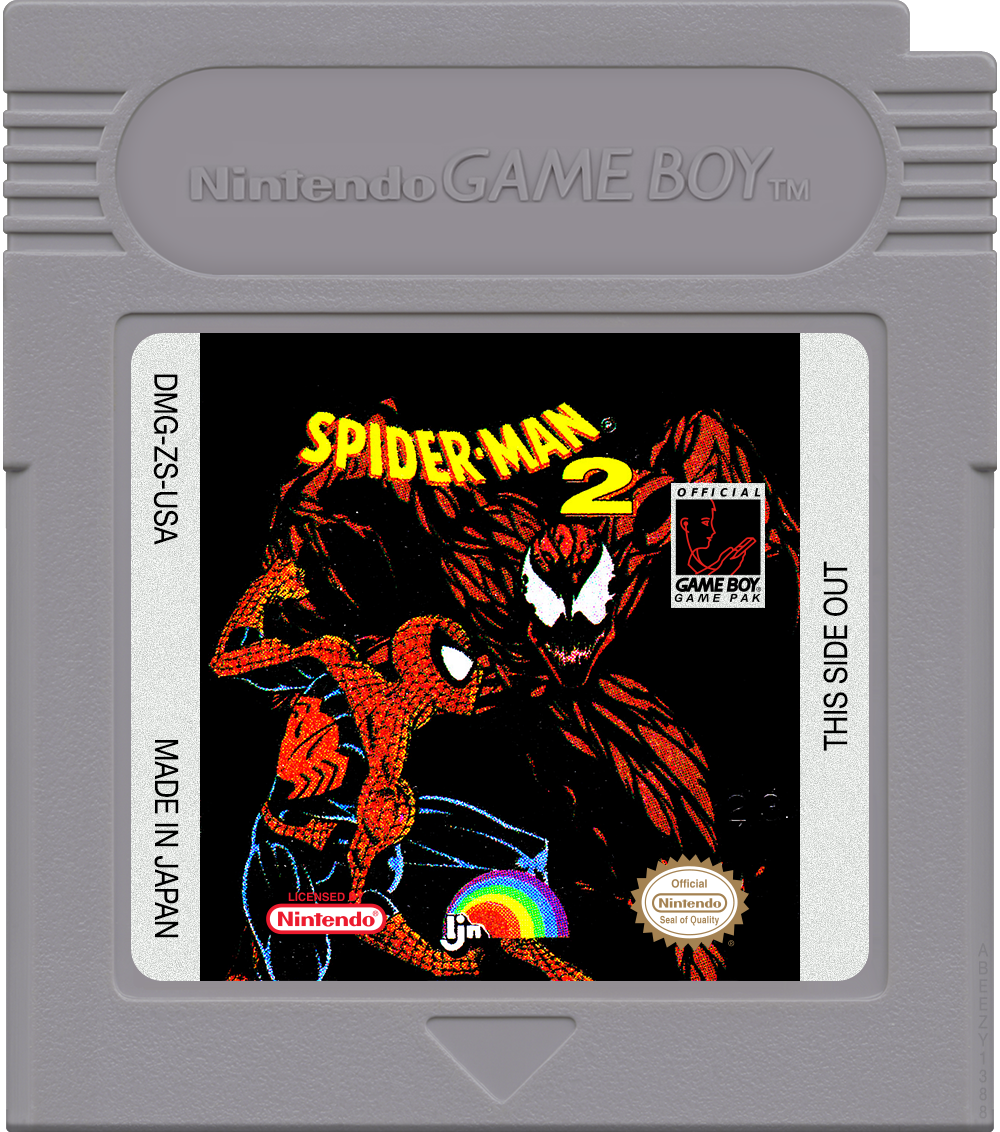 Spider-Man 2 Cartridge Label