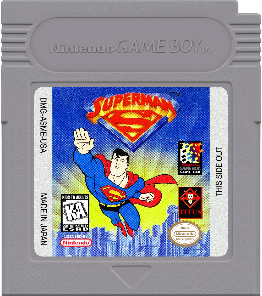 Superman Cartridge Label