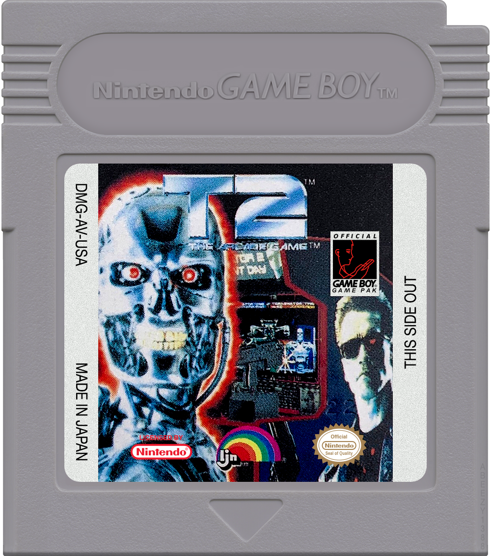 T2 - The Arcade Game Cartridge Label