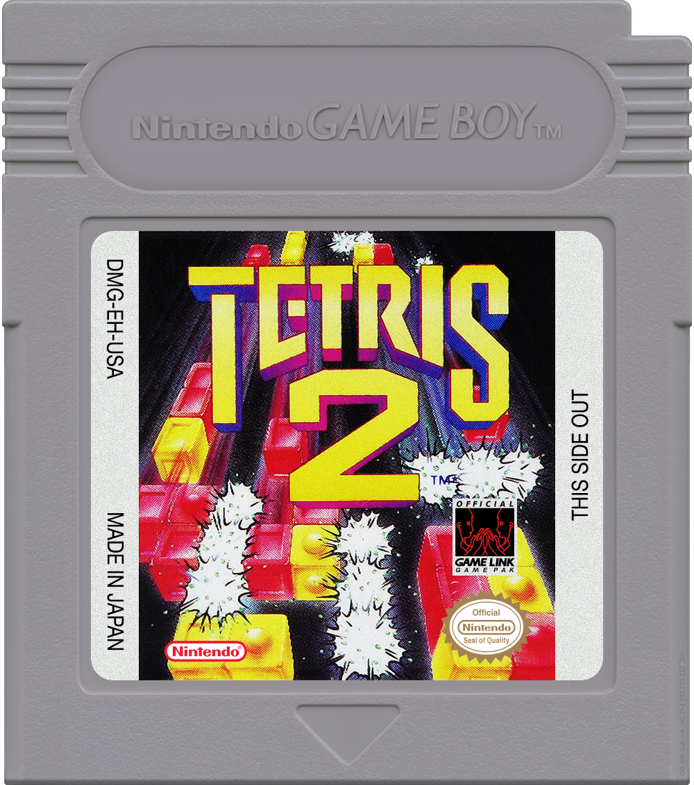 Tetris 2 Cartridge Label