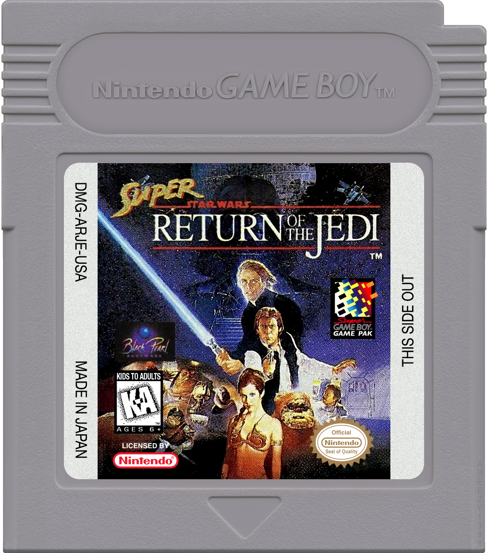 Super Star Wars - Return of the Jedi Cartridge Label