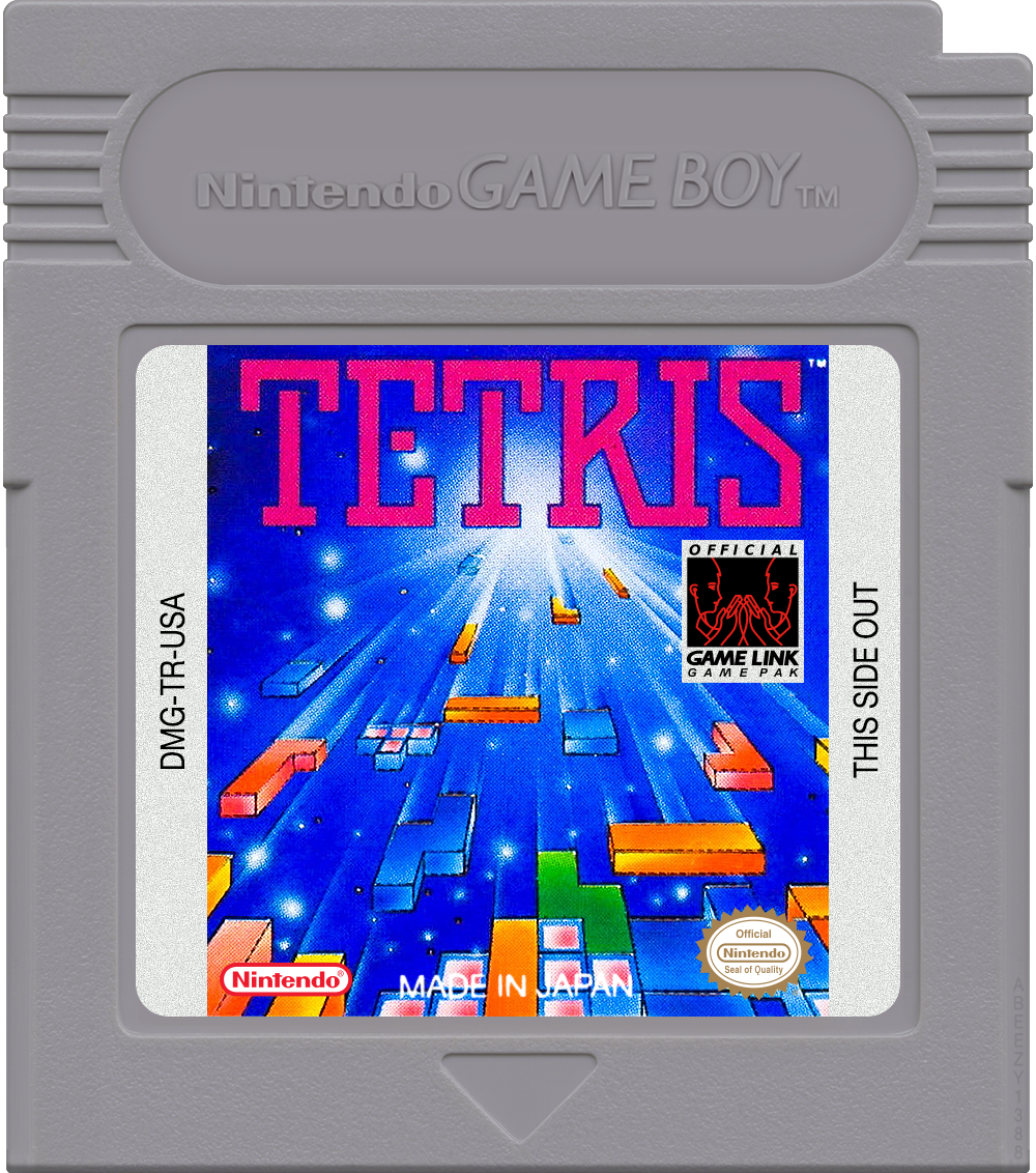 Tetris Cartridge Label