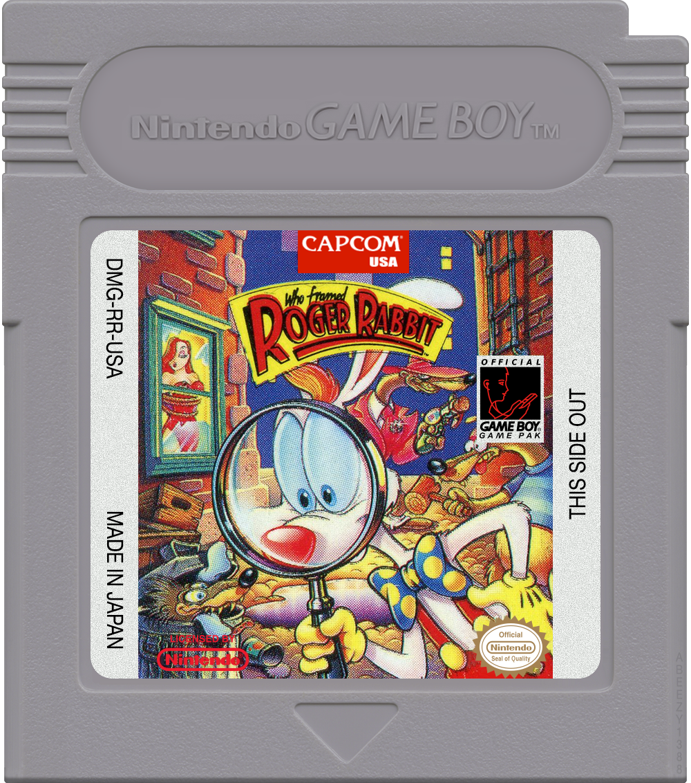 Who Framed Roger Rabbit Cartridge Label