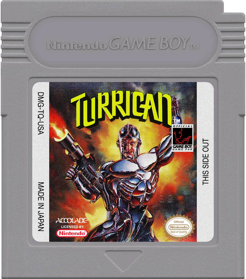 Turrican Cartridge Label