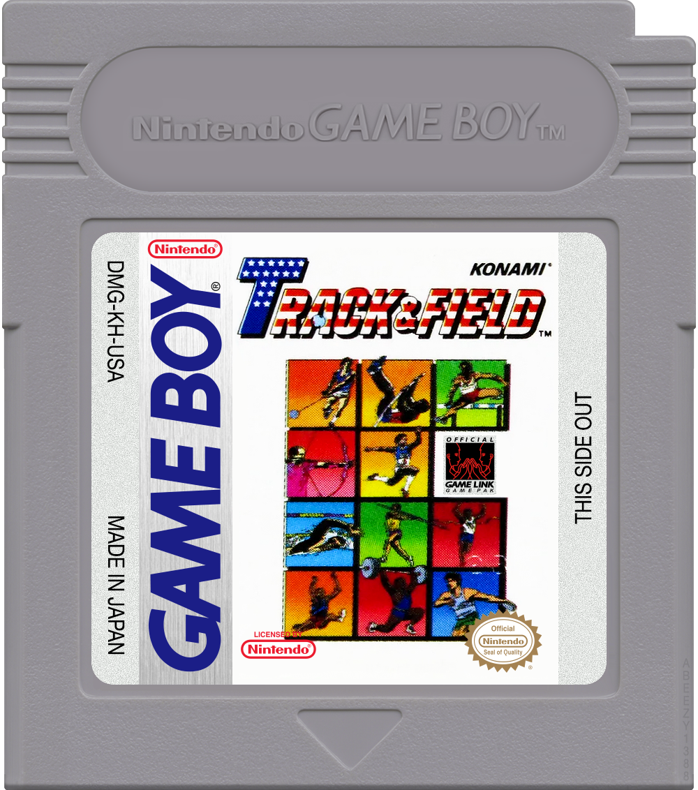 Track &amp; Field Cartridge Label