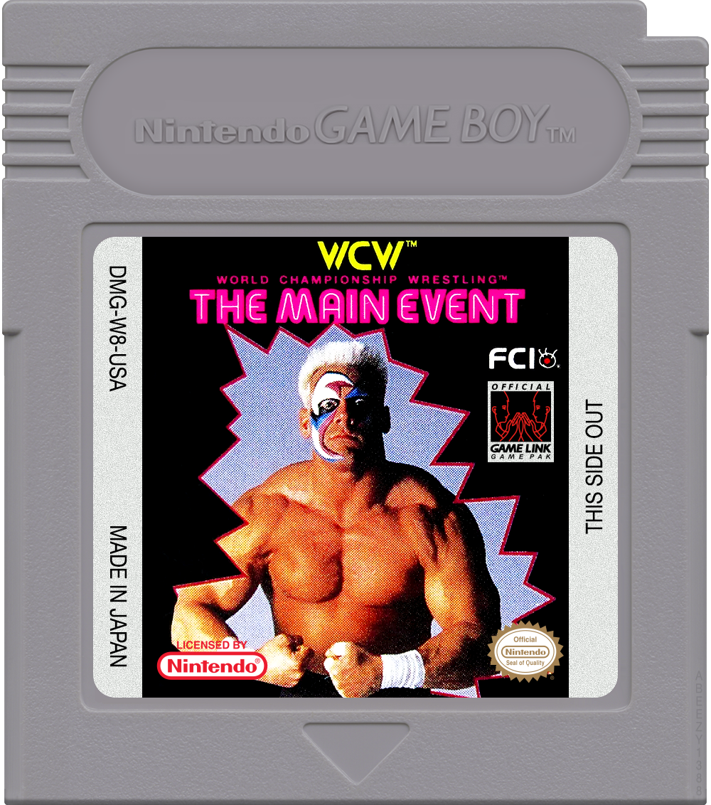WCW - The Main Event Cartridge Label
