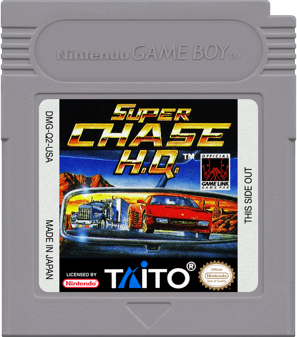 Super Chase H.Q. Cartridge Label