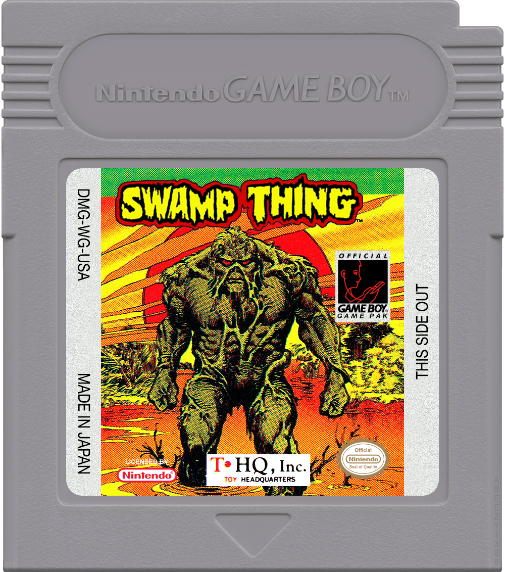 Swamp Thing Cartridge Label
