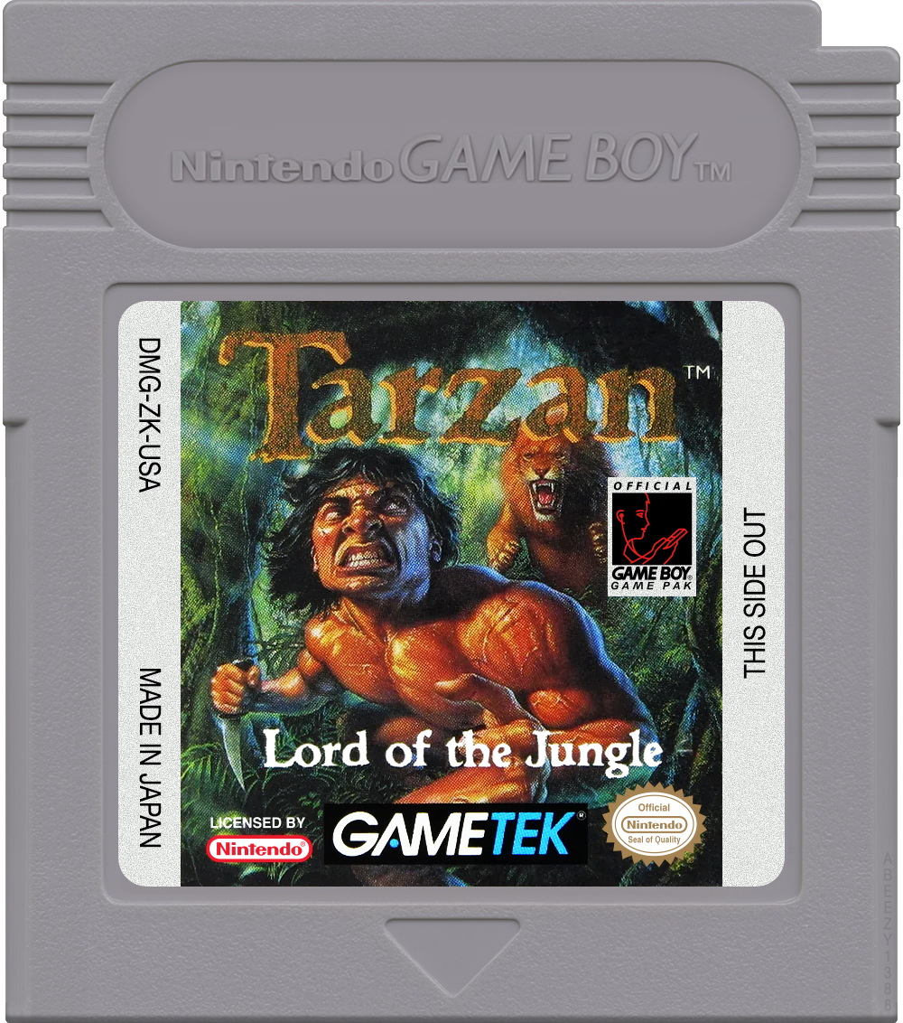 Tarzan - Lord of the Jungle Cartridge Label