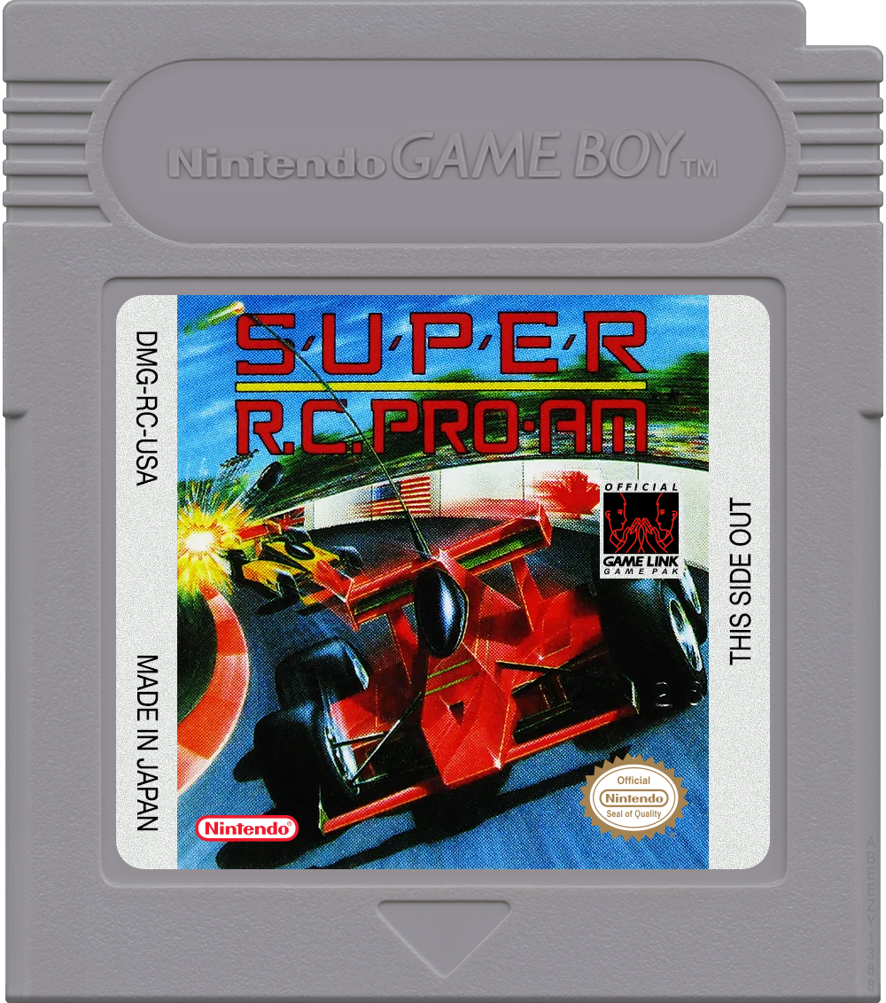 Super R.C. Pro-Am Cartridge Label