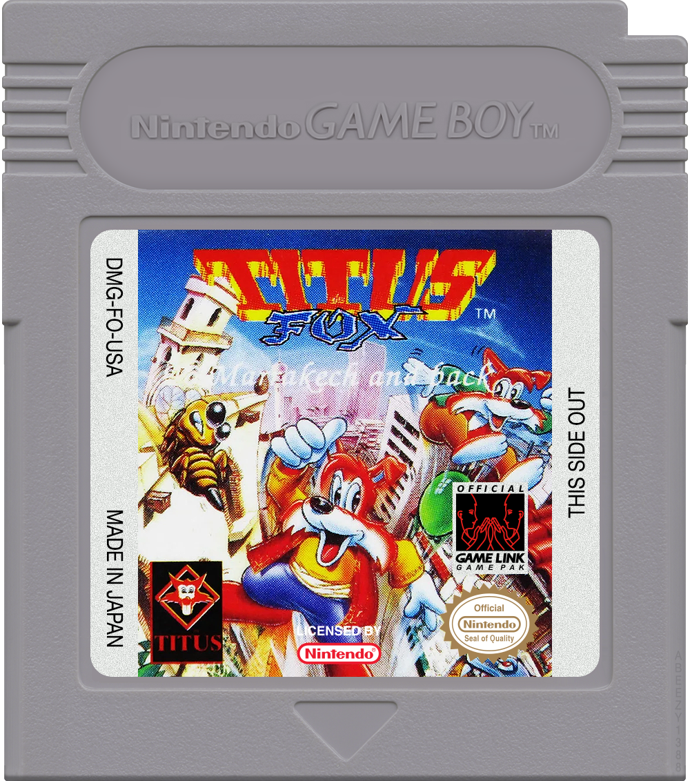 Titus the Fox Cartridge Label