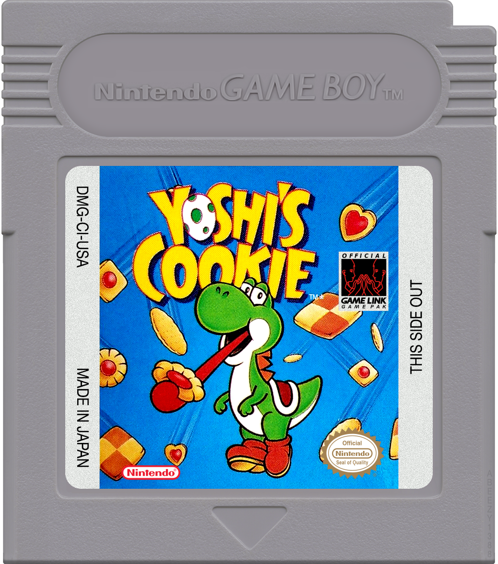 Yoshi's Cookie Cartridge Label