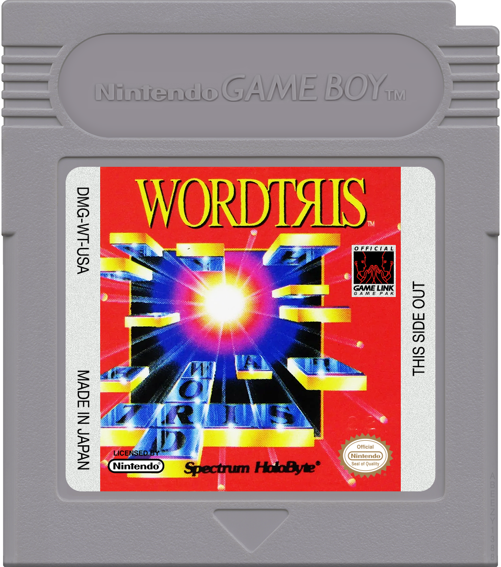 Wordtris Cartridge Label