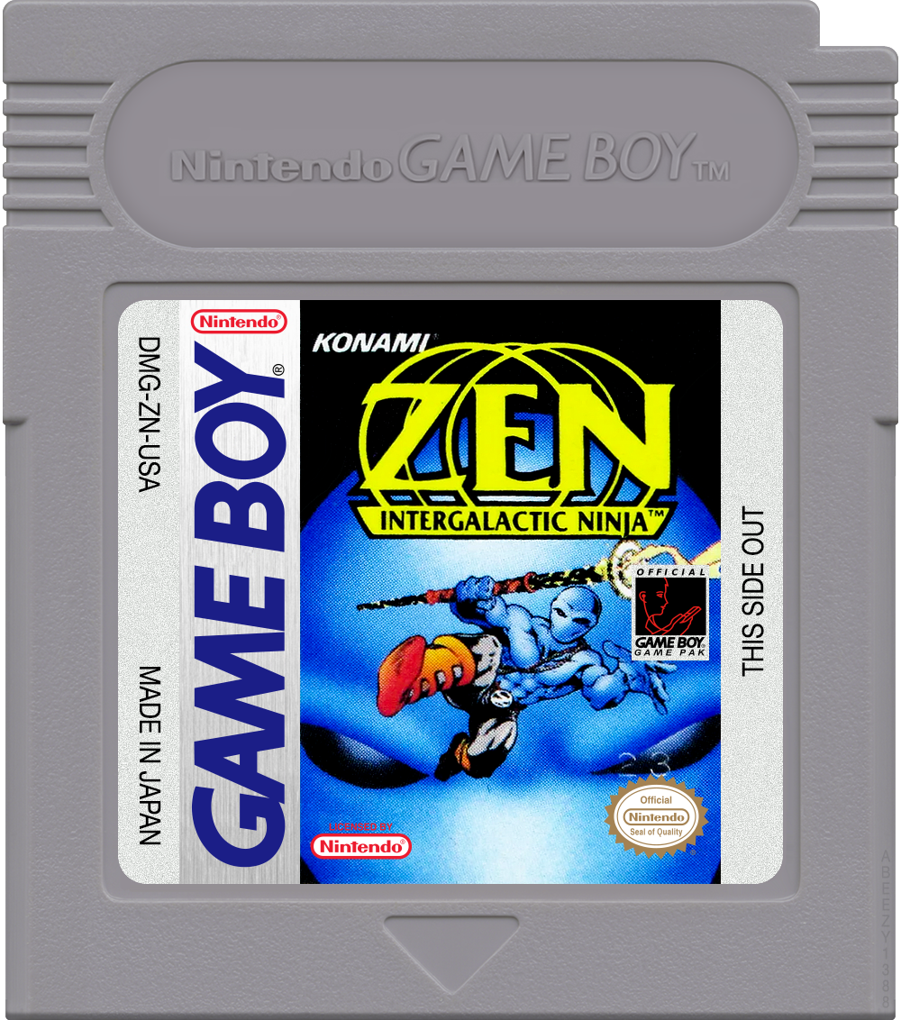 Zen - Intergalactic Ninja Cartridge Label
