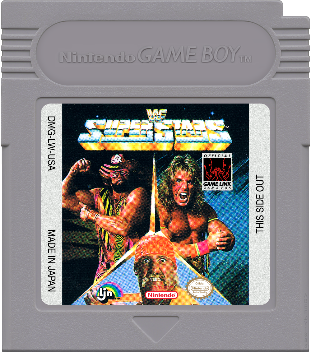WWF Superstars Cartridge Label