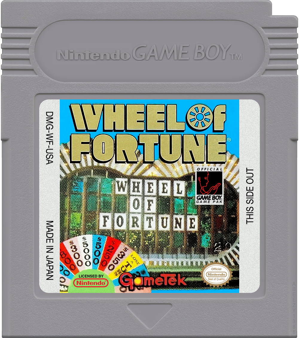 Wheel of Fortune Cartridge Label