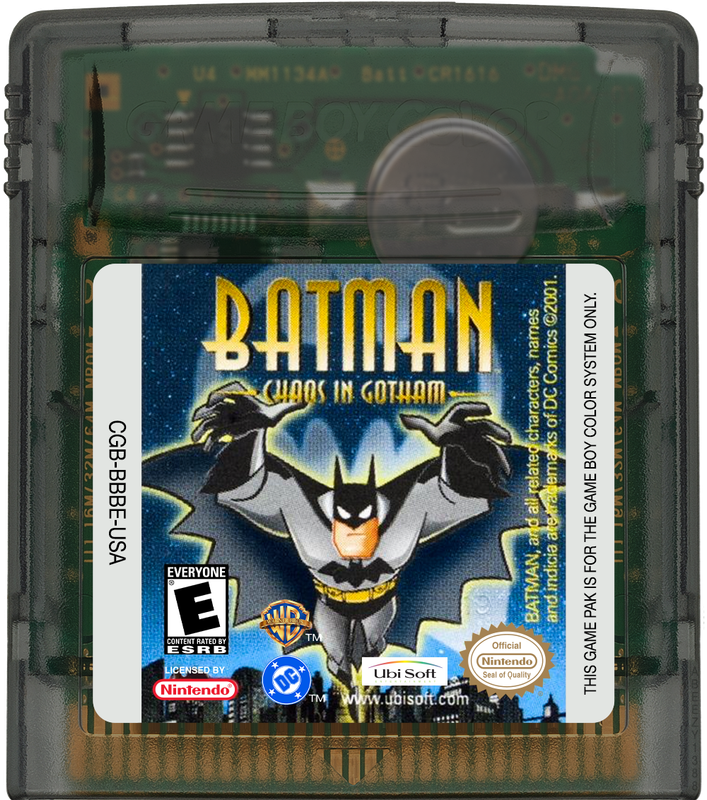 Batman - Chaos in Gotham Cartridge Label