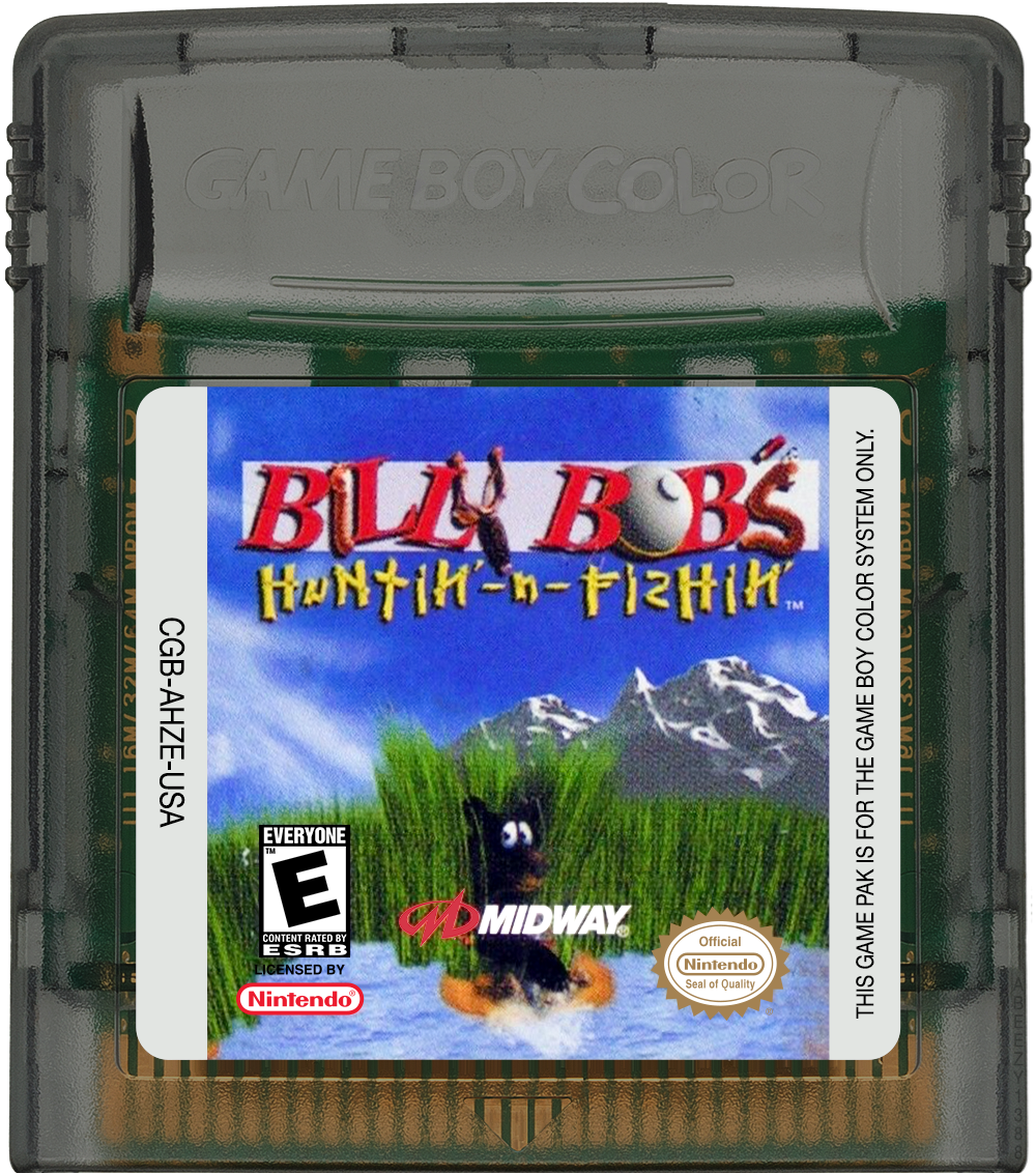 Billy Bob's Huntin' 'n' Fishin' Cartridge Label